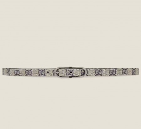 Gucci Jackie 1961 Thin Belt 20MM in GG Supreme Canvas