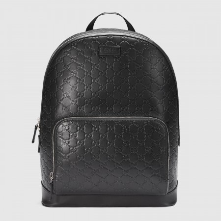 Gucci Packpack in Black Signature Leather
