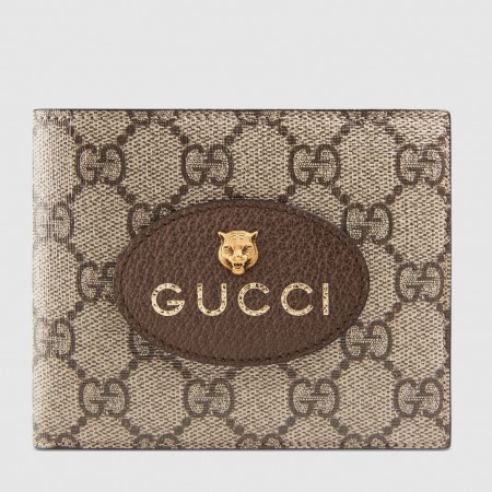 Gucci Bi-fold Wallet In Neo Vintage GG Supreme Canvas