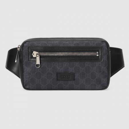 Gucci Belt Bag in Black GG Supreme Canvas