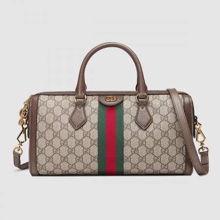 Gucci Ophidia Medium Top Handle Bag in GG Supreme Canvas