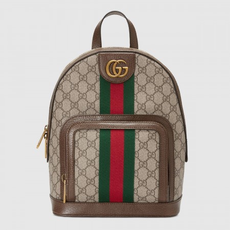 Gucci Ophidia GG Small Backpack in Beige Supreme Canvas