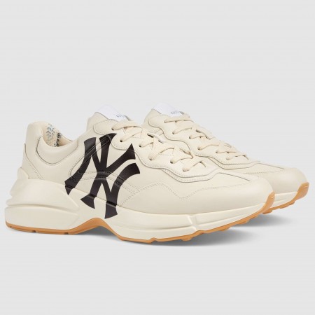 Gucci Men's Rhyton Sneakers with NY Yankees™ Print