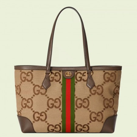Gucci Ophidia GG Medium Tote Bag in Jumbo GG Canvas