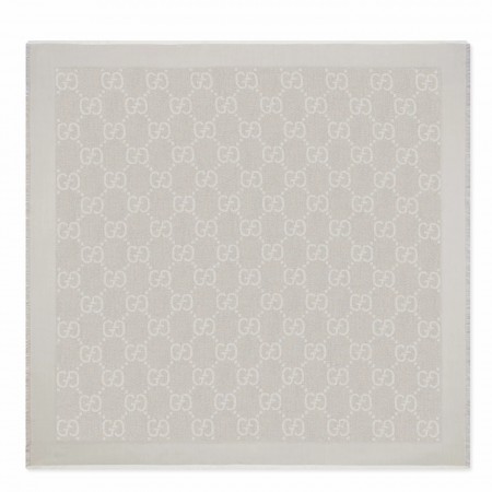 Gucci Shawl in Grey GG Lame Jacquard
