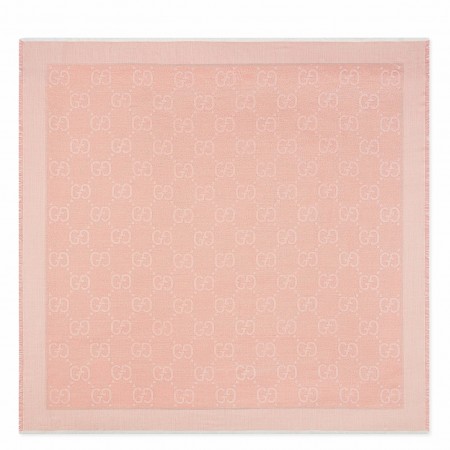 Gucci Shawl in Pink GG Lame Jacquard