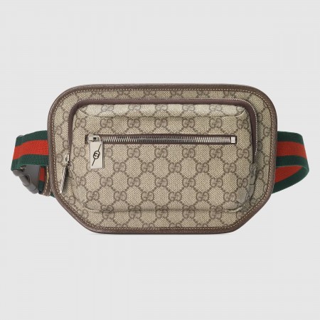 Gucci Men's Blet Bag in Beige GG Supreme Canvas