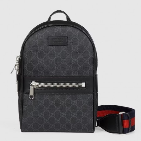 Gucci Crossbody Bag in Black GG Supreme Canvas