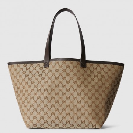 Gucci Totissima Medium Tote Bag in Beige Original GG Canvas