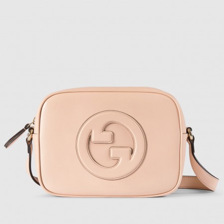 Gucci Blondie Mini Camera Bag in Light Pink Calf Leather
