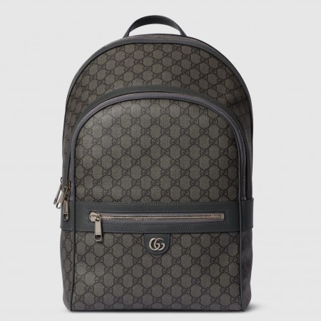 Gucci Ophidia Medium Backpack in Grey GG Supreme Canvas