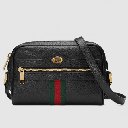 Gucci Ophidia Mini Camera Bag in Black Leather