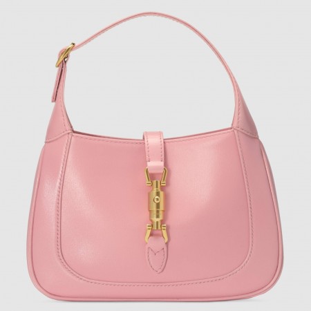 Gucci Jackie 1961 Mini Hobo Bag in Pink Leather