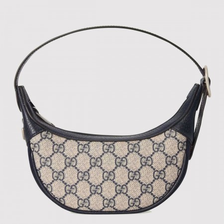 Gucci Ophidia GG Mini Hobo Bag in Blue Supreme Canvas