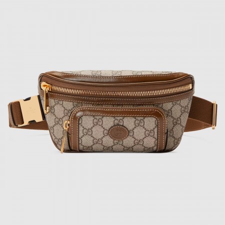 Gucci Belt Bag in Beige GG Supreme with Interlocking G