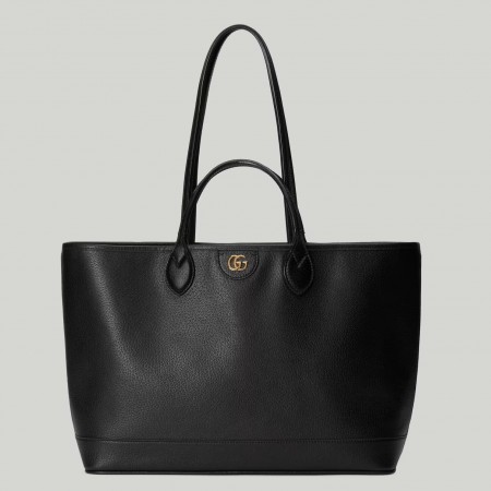 Gucci Ophidia Medium Tote Bag in Black Calfskin