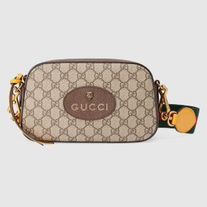 Gucci Neo Vintage GG Messenger Bag in Beige Supreme Canvas
