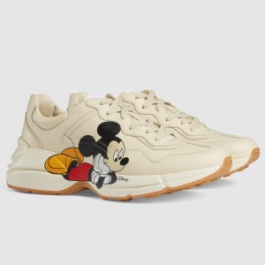 Gucci Men's Disney X Gucci Mickey Mouse Rhyton Sneakers