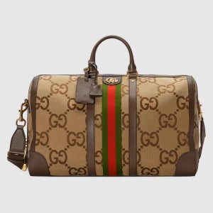 Gucci Savoy Large Duffle Bag in Jumbo GG Canvas