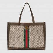 Gucci Ophidia Tote Bag in Beige GG Supreme Canvas
