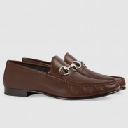 Gucci Men's Horsebit 1953 Loafers in Dark Brown Calfskin