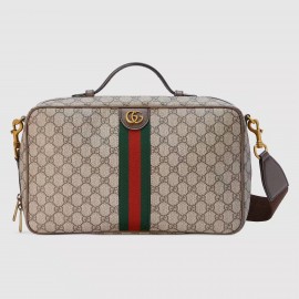 Gucci Savoy Shoe Case in Beige GG Supreme Canvas