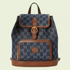 Gucci Interlocking G Backpack in GG Denim