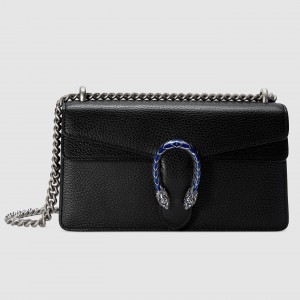 Gucci Dionysus Small rectangular Bag in Black Leather