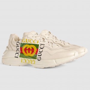 Gucci Men's Rhyton Sneakers with Gucci Vintage logo