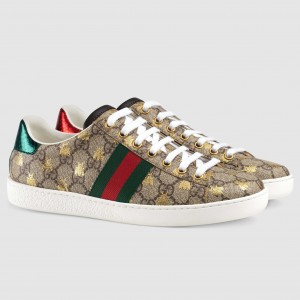 Gucci Women's Ace GG Supreme Sneakers with Bees