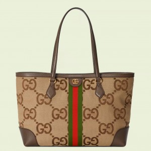 Gucci Ophidia GG Medium Tote Bag in Jumbo GG Canvas