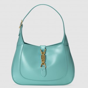 Gucci Jackie 1961 Small Hobo Bag in Blue Leather