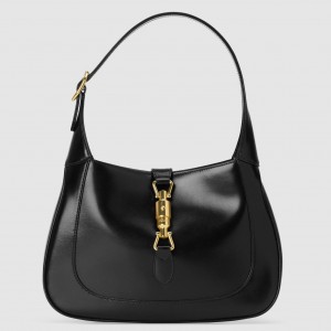 Gucci Jackie 1961 Small Hobo Bag in Black Leather