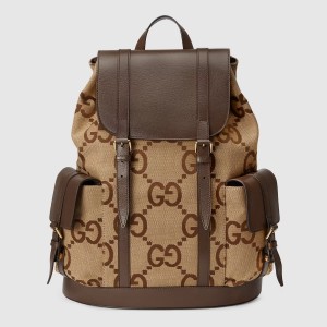 Gucci Backpack in Camel Jumbo GG Canvas