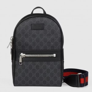 Gucci Crossbody Bag in Black GG Supreme Canvas