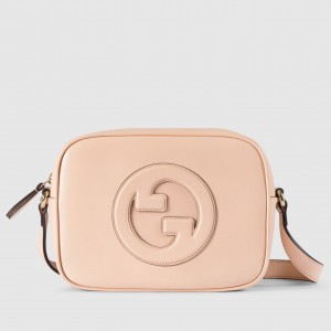 Gucci Blondie Mini Camera Bag in Light Pink Calf Leather