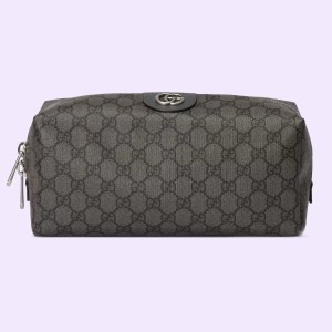 Gucci Savoy Medium GG Toiletry Case in Grey GG Supreme