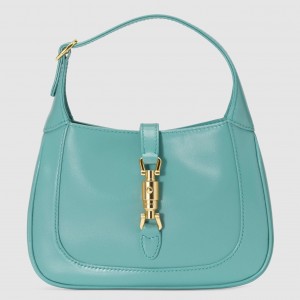 Gucci Jackie 1961 Mini Hobo Bag in Blue Leather