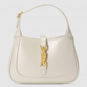 Gucci Jackie 1961 Mini Hobo Bag in White Leather