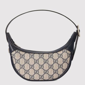 Gucci Ophidia GG Mini Hobo Bag in Blue Supreme Canvas