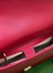 Gucci GG Marmont Small Top Handle Bag in Red Chevron Calfskin