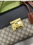 Gucci Padlock Small Top Handle Bag in GG Supreme Canvas