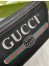 Gucci Belt Bag in Black Print Leather