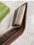 Gucci Bi-fold Wallet in Beige Supreme Canvas with Brown Interior