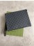 Gucci Portfolio Pouch in Black Supreme Canvas with Red Leather