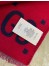 Gucci GG Jacquard Wool Silk Scarf in Blue and Red 