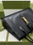 Gucci Jackie 1961 Medium Tote Bag in Black Leather