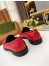Gucci Women's GG Marmont Loafers In Red Matelasse Leather