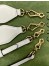 Gucci Bamboo 1947 Mini Top Handle Bag in White Leather