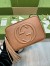 Gucci Soho Disco Bag in Rose Beige Grained Leather